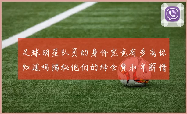 足球明星队员的身价究竟有多高你知道吗揭秘他们的转会费和年薪情况