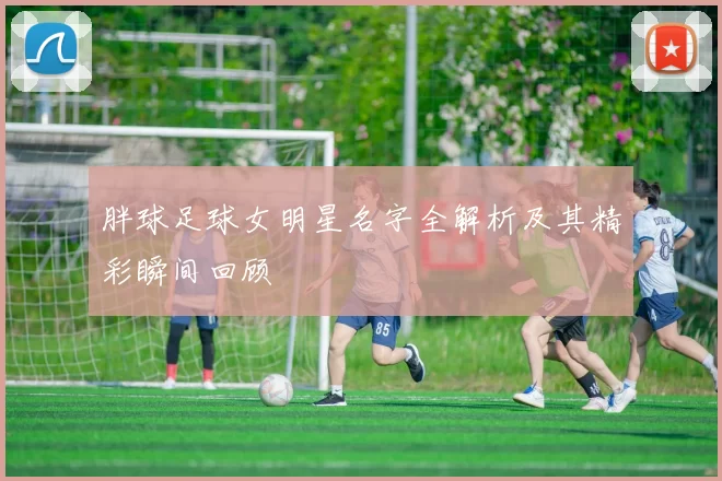 胖球足球女明星名字全解析及其精彩瞬间回顾