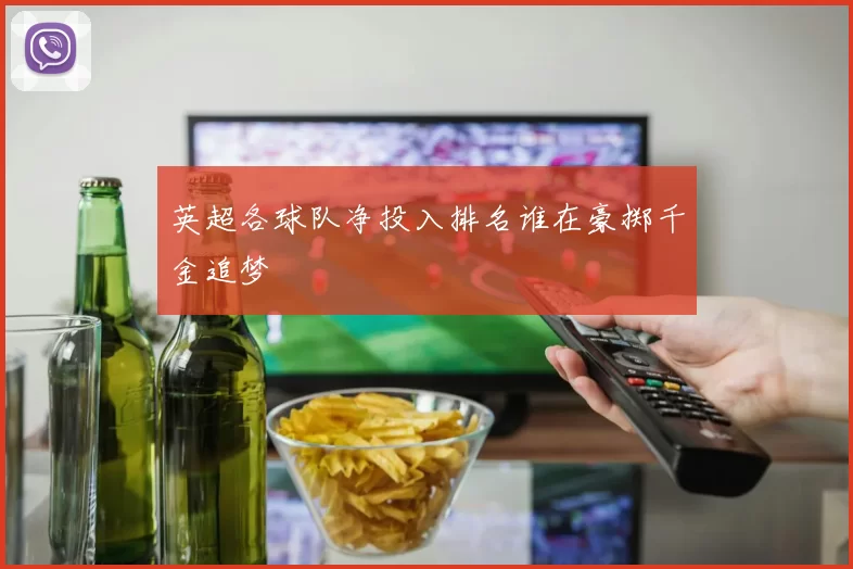 英超各球队净投入排名谁在豪掷千金追梦